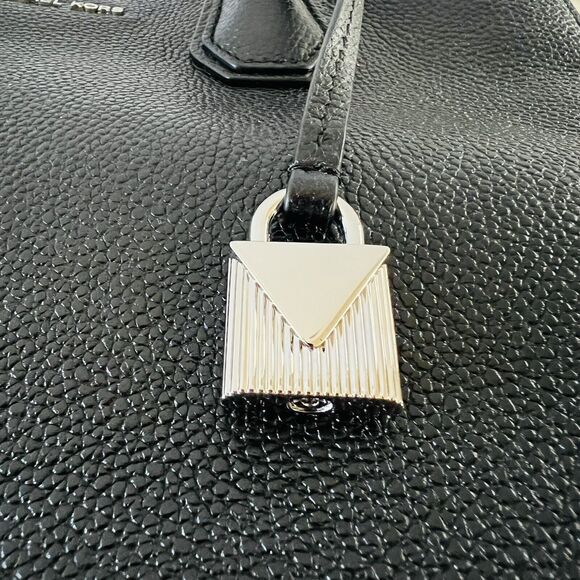 MICHAEL KORS STUDIO Mercer Black Leather Large Convertible Tote Bag - Picture 5 of 12